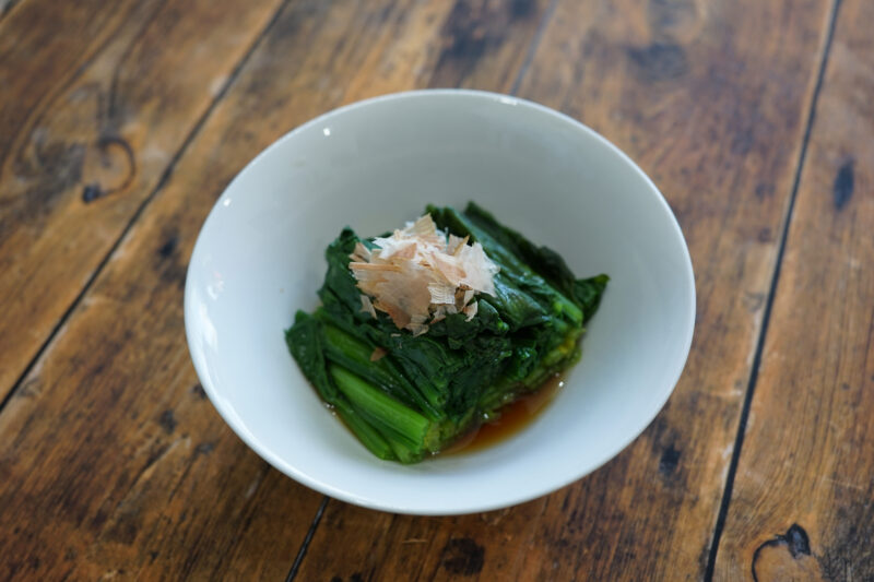 ほうれん草のおひたし03