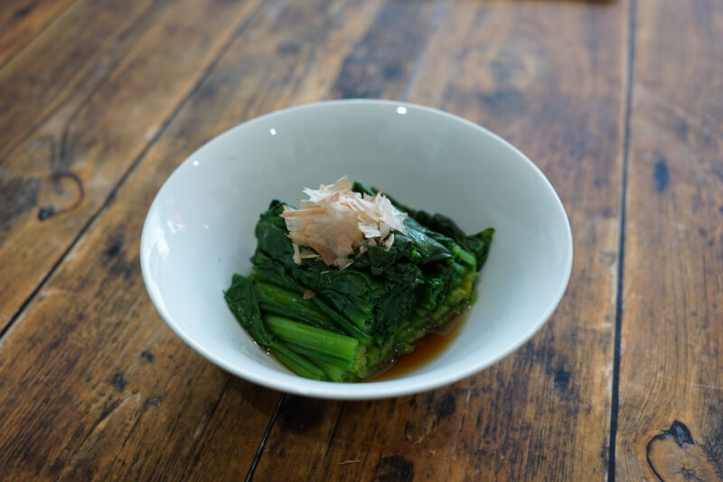 ほうれん草のおひたし02